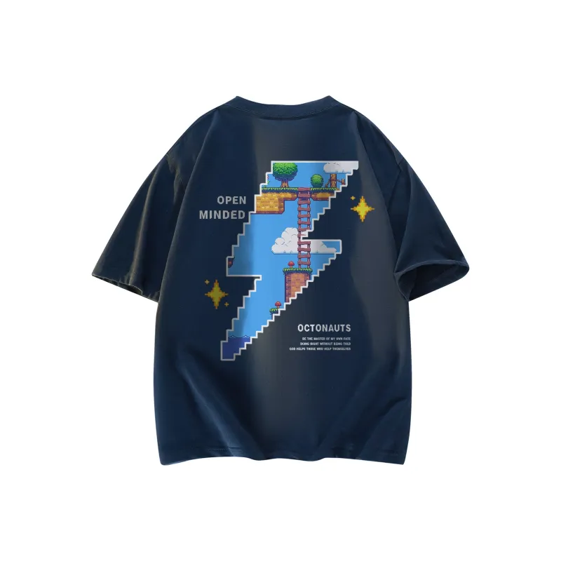 Small Columns Under The Sea T Shirt Unisex-4