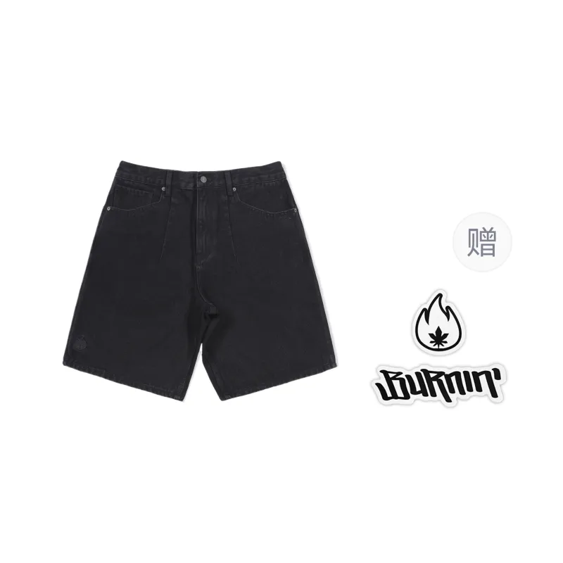 BURNIN Denim Shorts Unisex-5