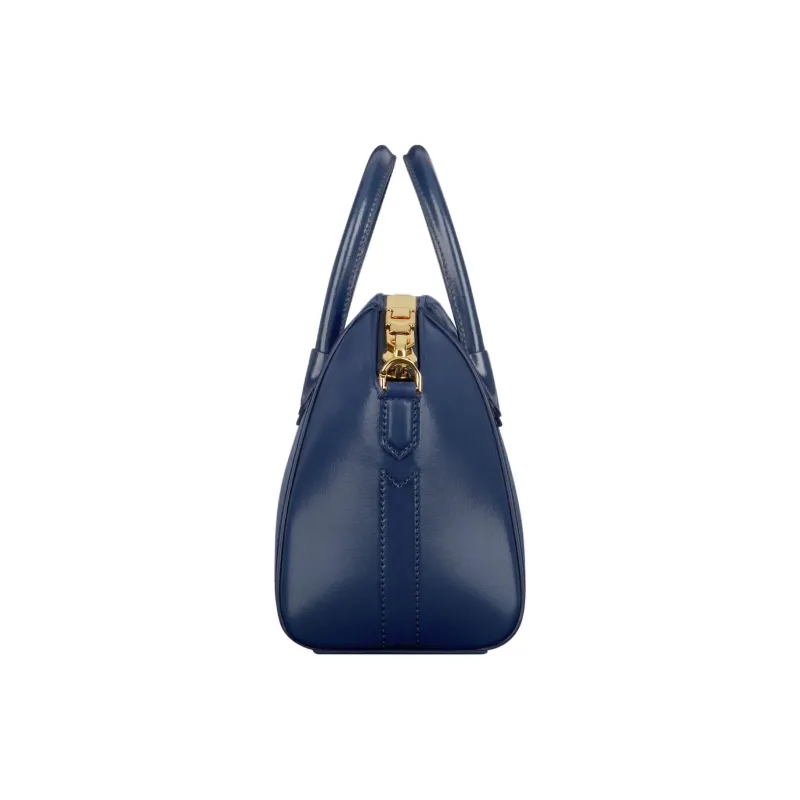 Givenchy Antigona Cow Leather Shoulder Bag, Crossbody Bag, Handbag Mini Women's Marine Blue-2