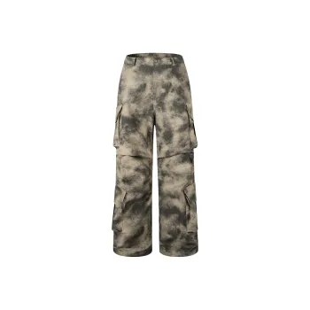 1807 Jeff Hamilton Collaboration Cargo Pants Unisex Khaki
