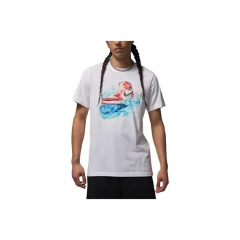 Jordan FlightAJ1 SS25 T Shirt Men's White