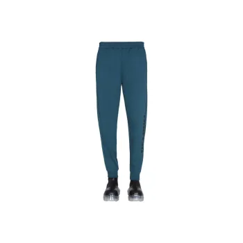 Helmut Lang Logo Printed Elastic Waist Jogging Pants
