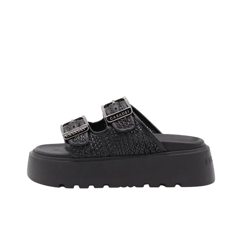 Casadei Birkly Plaid embellished Platform Sandals Women's-0