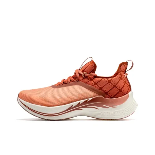 ONEMIX Light Nails Running Shoes Unisex Terracotta Army Red