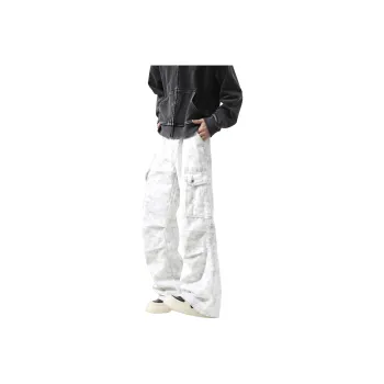 KM Cargo Pants Unisex White
