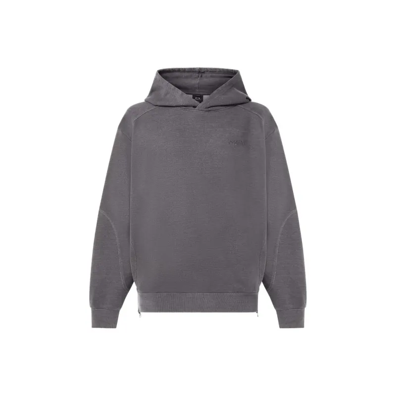 Oakley Indigo Side Zip Hoodie Sweatshirt Men's Gray-0