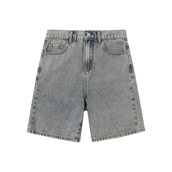 TGNS Denim Shorts Unisex Light Blue