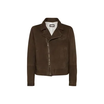 Brunello Cucinelli Country Biker Jacket
