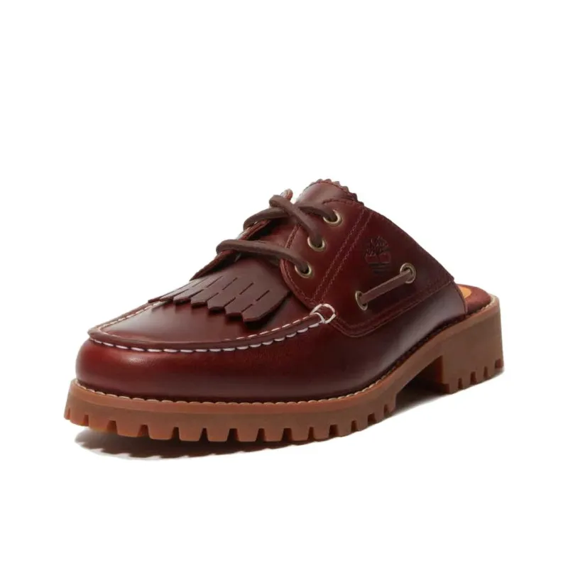 Timberland Noreen Rubber Sole Abrasion Resistant Slip Resistant Closed Toe Slippers Women's Brown-3