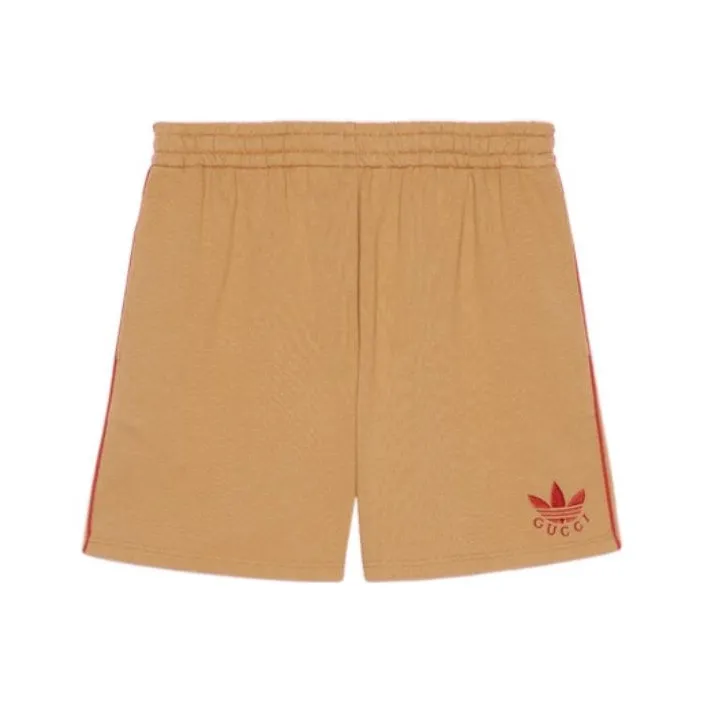 GUCCI X Adidas Cotton Jersey Shorts-0