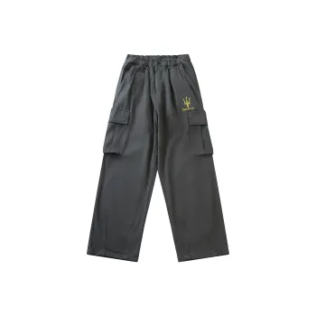 Maserati Casual Pants Unisex Charcoal Gray