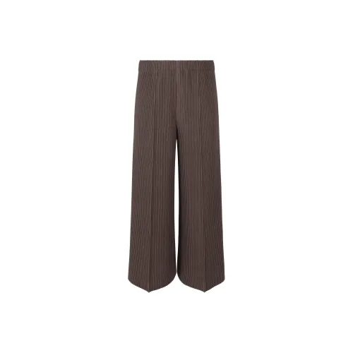 Homme Plissé Issey Miyake Casual Pants Men's Brown