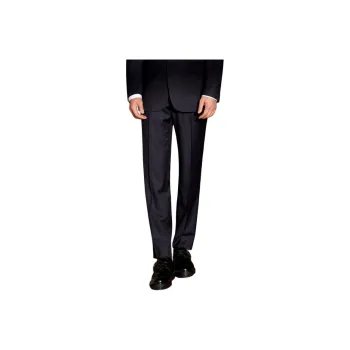 Yiwen Suit Trouser Men's Navy Blue