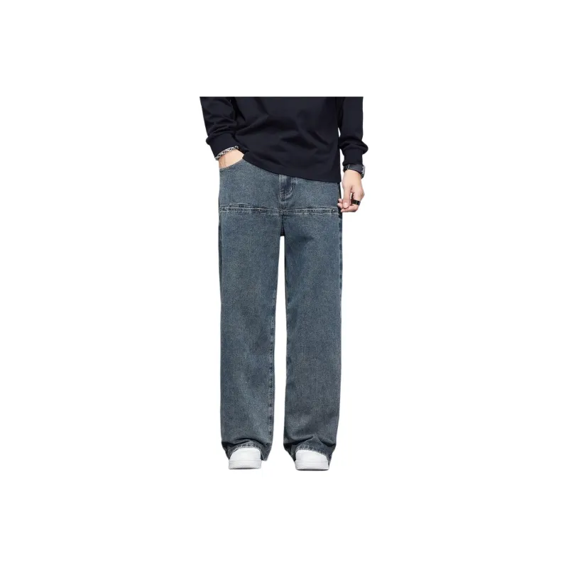 Tonlion Jeans Unisex Vintage Blue-0