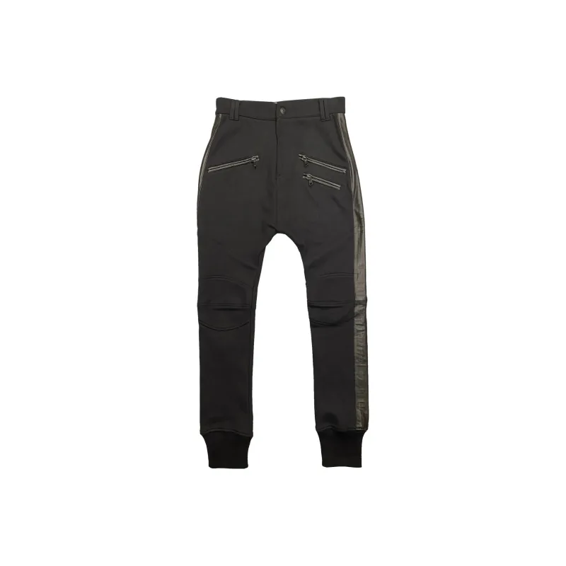 BALMAIN Casual Pants Unisex Black-0