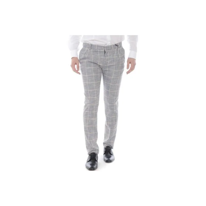 DANIELE ALESSANDRINI Casual Pants Men's Light Blue-0