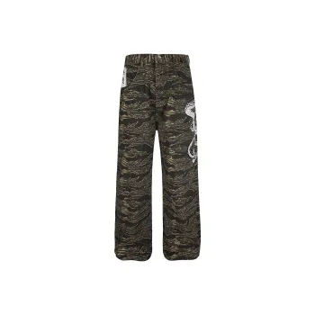 GBXM Casual Pants Unisex Army Green