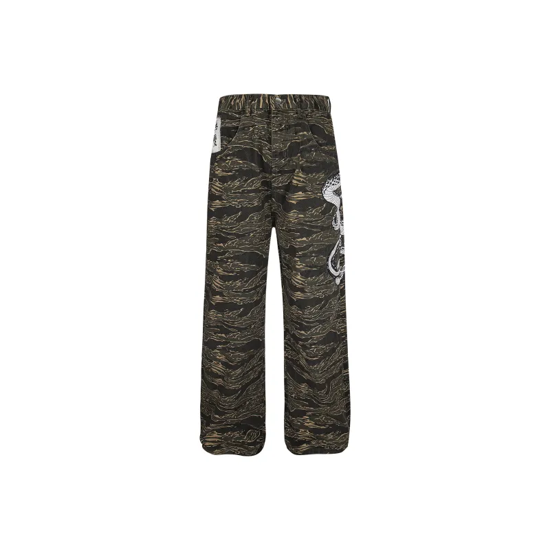 GBXM Casual Pants Unisex Army Green-0