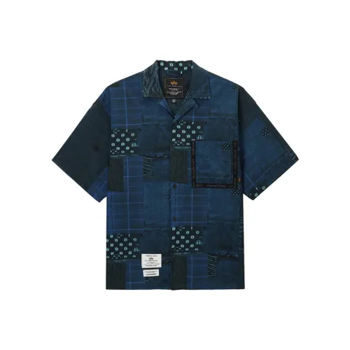 Alpha Industries Shirt Unisex Blue