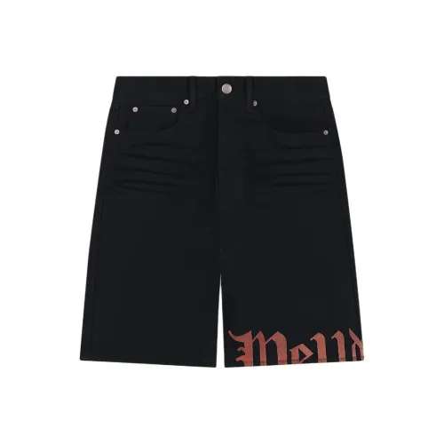 WE11DONE Logo print Bermuda Shorts