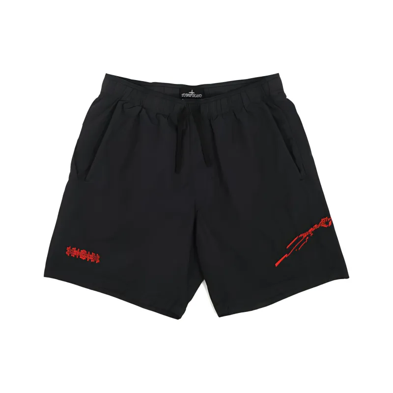 STONE ISLAND Casual Shorts Men Black-0
