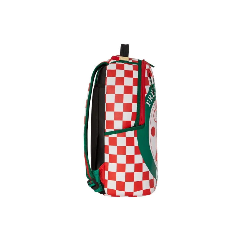 SPRAYGROUND X Five Nights At Freddy's Pizza Takeout DLXV Backpack Red/White/Green-3