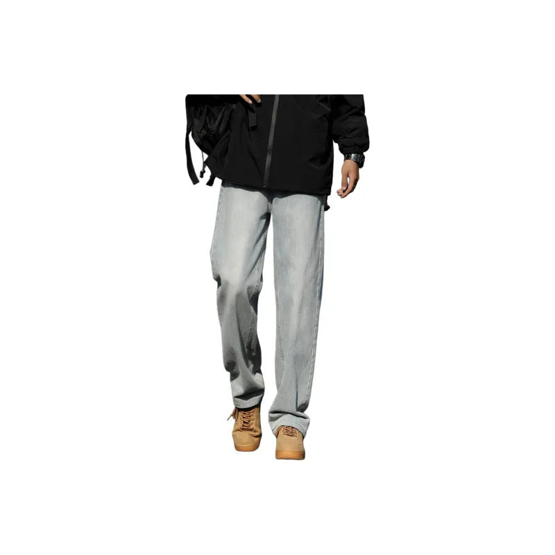 WARNING LIGHT Jeans Unisex Mud-Colored-9