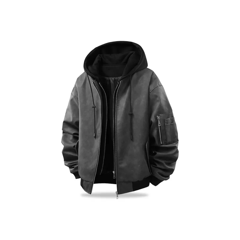 FASTFISH Leather Jackets Unisex-2