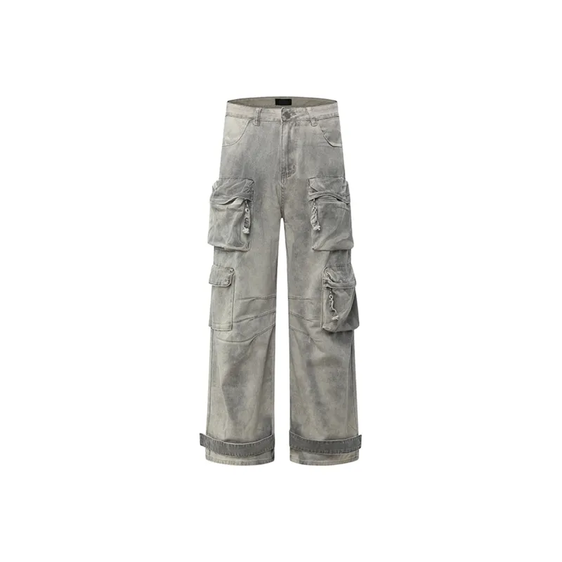 GBXM Cargo Pants Unisex Gray-0