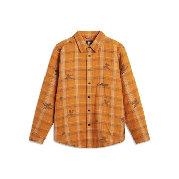 LiNing Badfive Puffer Jacket Men's Sandstorm Orange