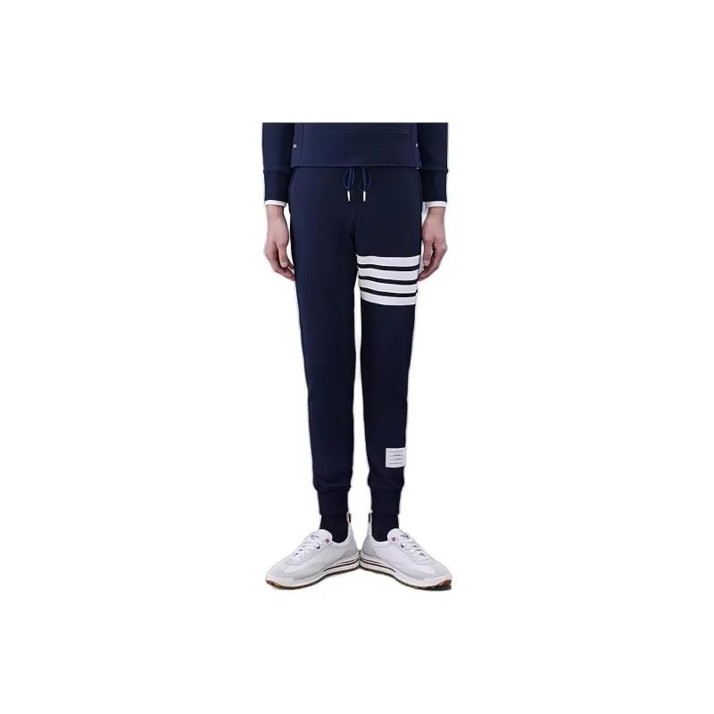 THOM BROWNE Signature 4 bar Stripe Track Pants-5