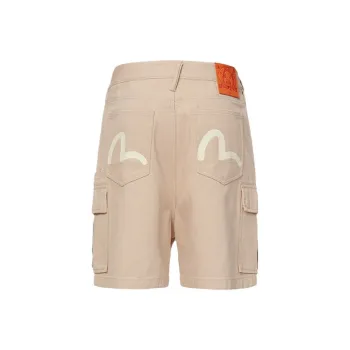 EVISU Cargo Shorts Men Sand