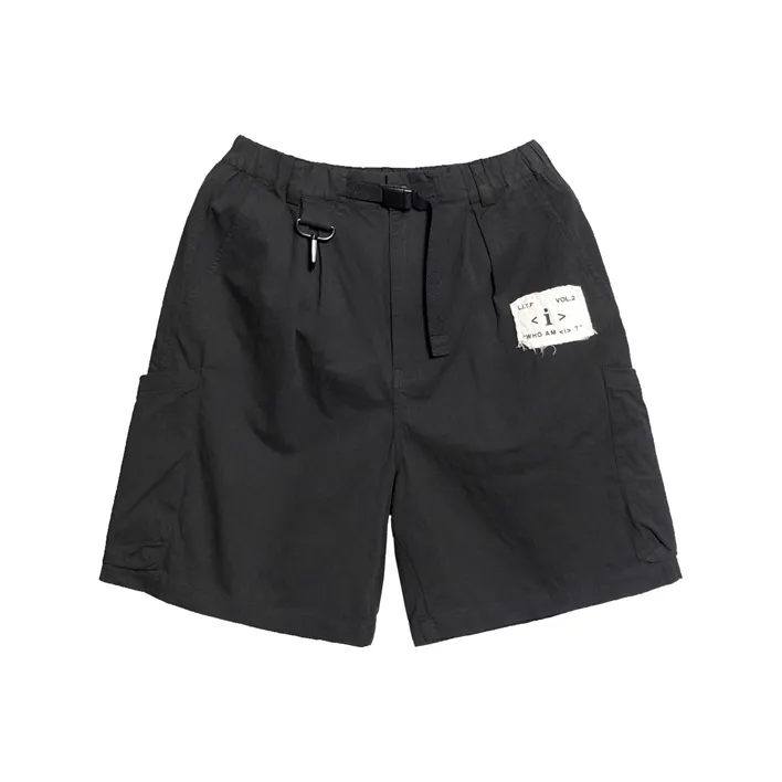 STNW Cargo Shorts Unisex Black-0