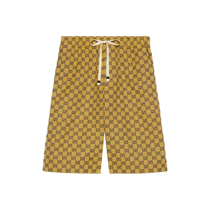 GUCCI Multicolor Casual Shorts Men's Yellow-0