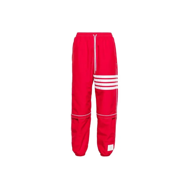 THOM BROWNE Mid rise Ripstop Track Trousers-0