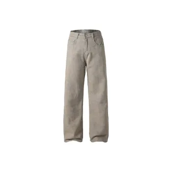 VXOXV Jeans Unisex Khaki Gray