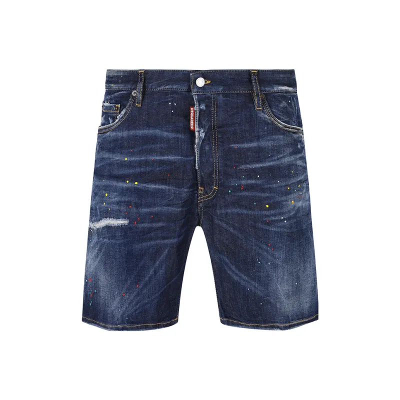 DSQUARED 2 Denim Shorts Men's Blue-0