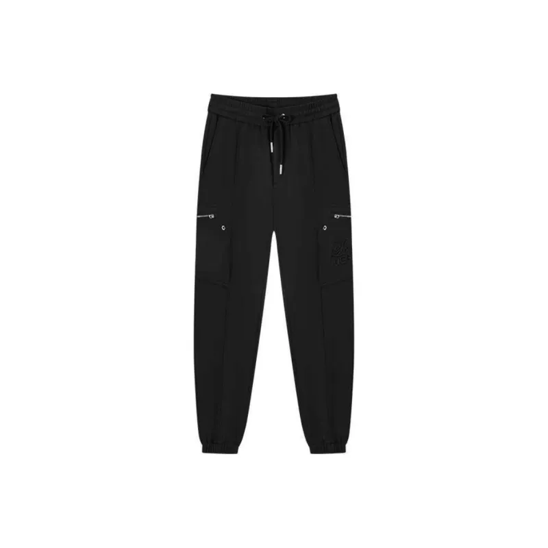 DEGAIA FW24 Casual Pants Men's Black-0