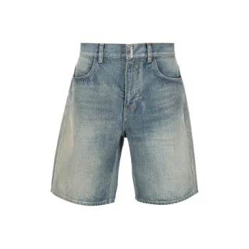 Givenchy Denim Shorts Men Blue