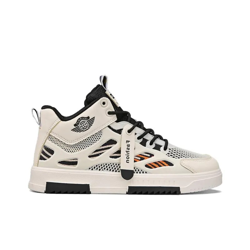 SOURCE Slip Resistant, Abrasion Resistant, Breathable High Top Skateboard Shoes Men's-7