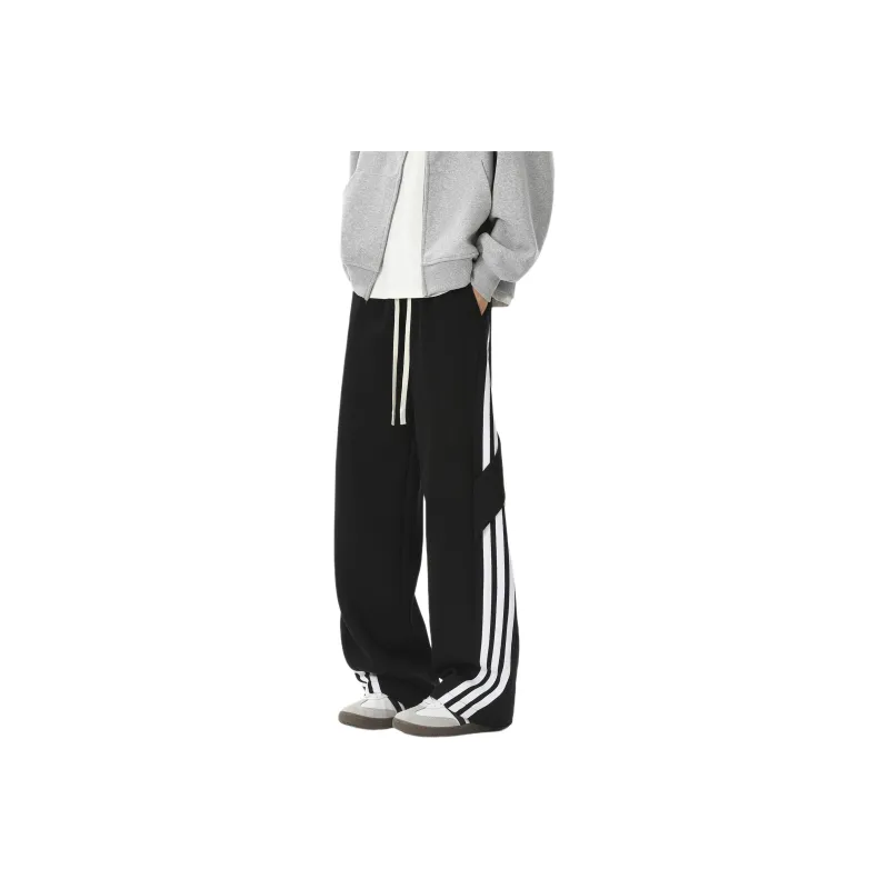 CENPIN Casual Pants Unisex Heather Gray-12