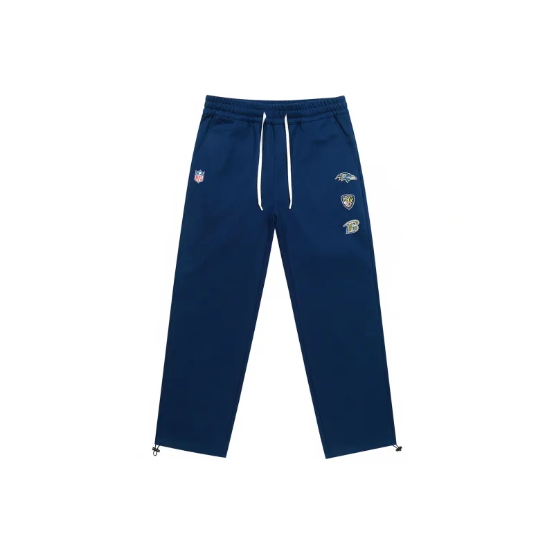 NFL Knitted Sweatpants Unisex Navy Blue-0