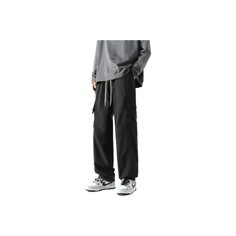 33TH Cargo Pants Unisex Dark Gray-5