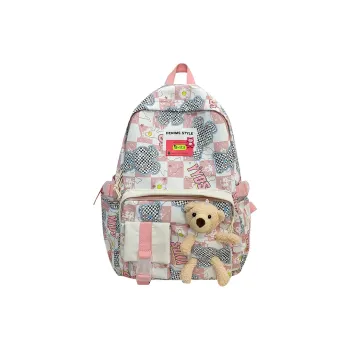 SUN EARTH &U Nylon Backpack Unisex Multicolor