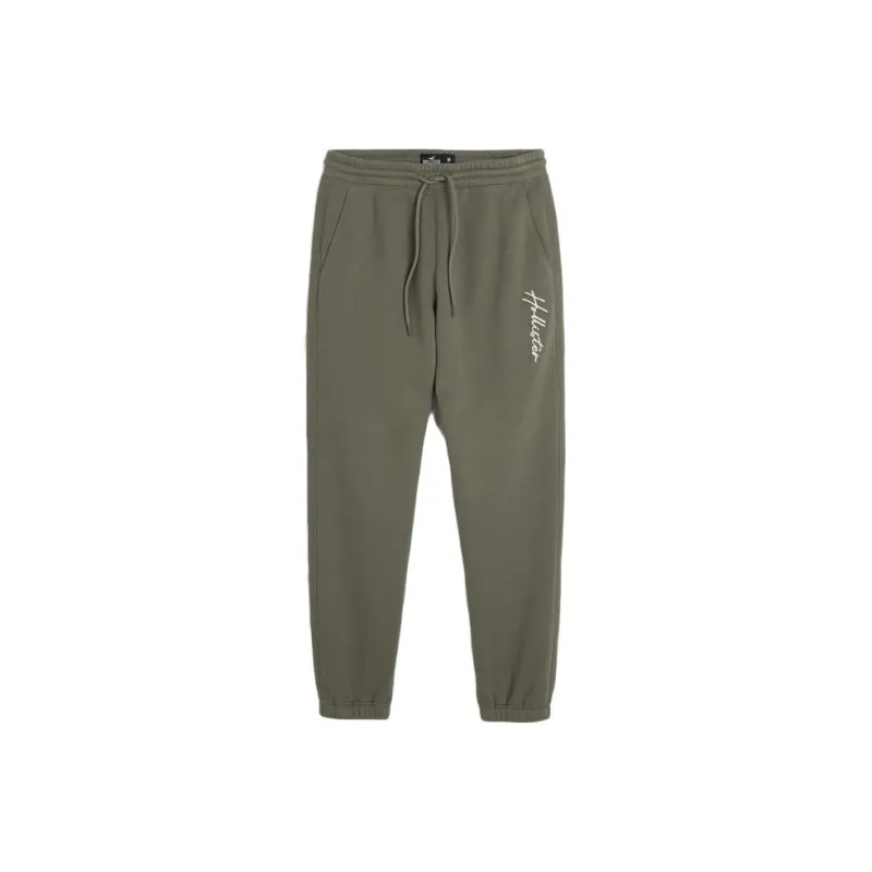 Hollister Casual Pants Men Olive Green-0