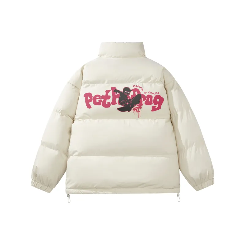 Pepe The Frog Puffer Jacket Unisex-6