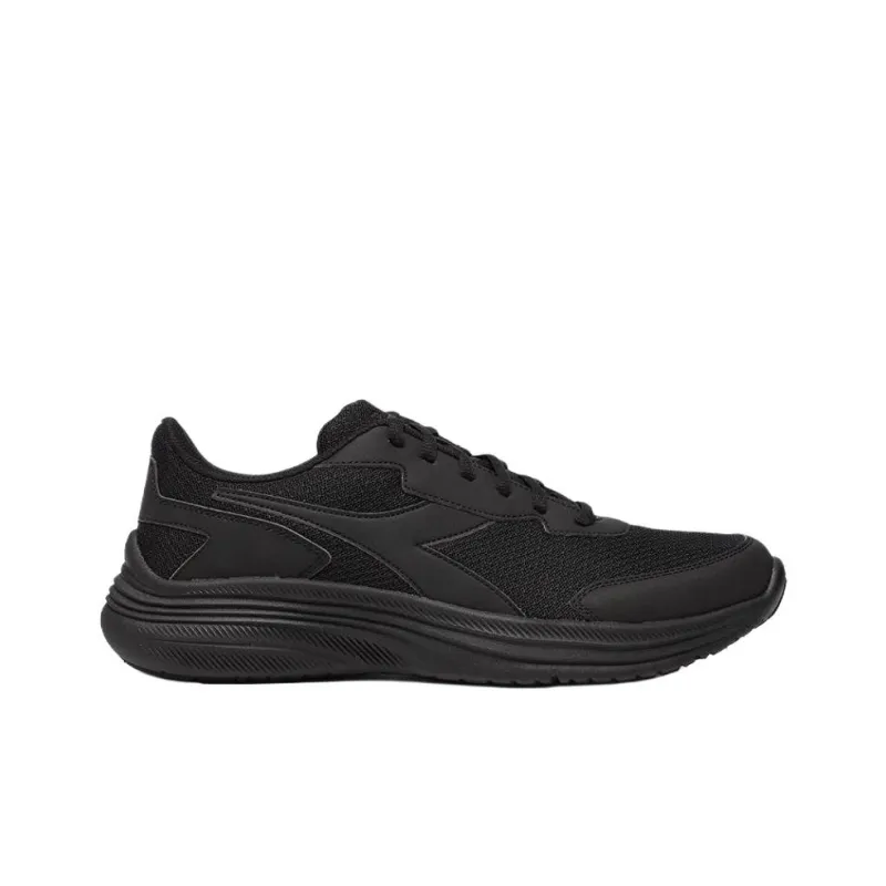 Diadora EAGLE Anti Slip Wear Resistant Low Top Casual Running Shoes Men's Black-1