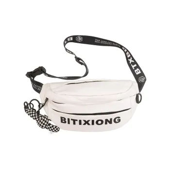 GOBLIN SHARKS 1759 Nylon Sling Bag Unisex White/Black/Red/Orange