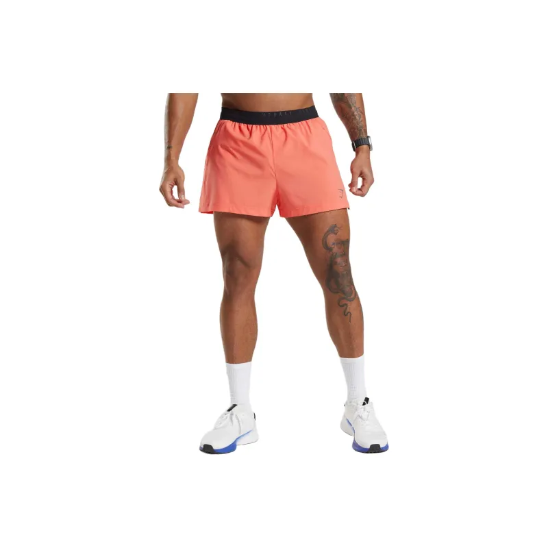 GYMSHARK RUN SPORT 3' SHORTS Casual Shorts Men's Space Orange-0
