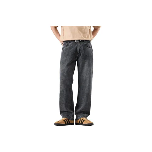 JASONWOOD Cowboy On The Run Jeans Unisex Black Gray Color